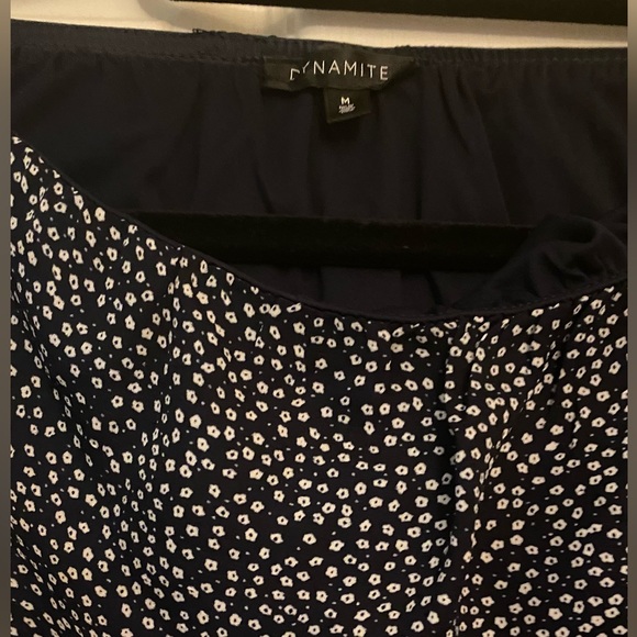 Dynamite cropped tube top with puffed sleeves - Picture 3 of 3